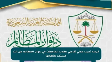 فرصة تدريب عملي تفاعلي لطلاب الجامعات في ديوان المظالم: هل أنت مستعد للتطوير؟
